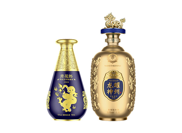 朝阳​青花郎酒龙年生肖酒回收
