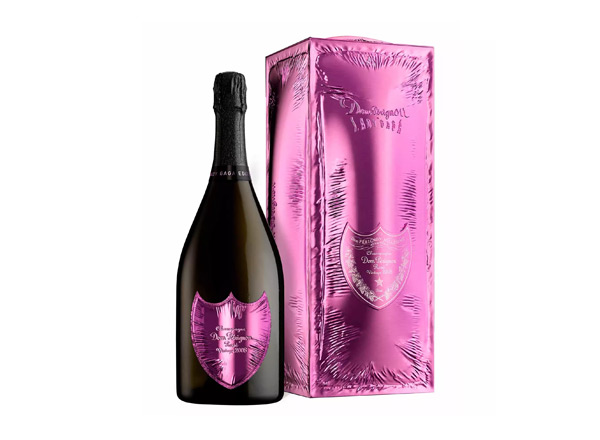 朝阳香槟酒回收香槟王唐培里侬Dom Perignon Lady Gaga 粉红桃红香槟限量发光版礼盒香槟起泡酒