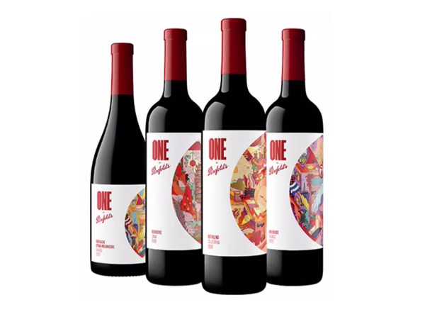 朝阳回收奔富一号中国游龙飞鹤红酒Penfolds ONE奔富1号宁夏干红葡萄酒中国法国加州混酿
