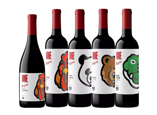 朝阳回收奔富红酒奔富一号1号Penfolds ONE潮流联名Human Made中国熊猫加州棕熊法国雄鸡澳洲鳄鱼