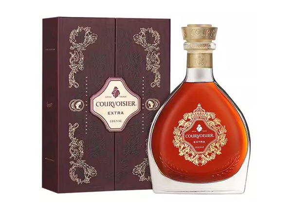 朝阳回收拿破仑至尊EXTRA馥华诗干邑白兰地700ml礼盒装Courvoisier洋酒行情价格