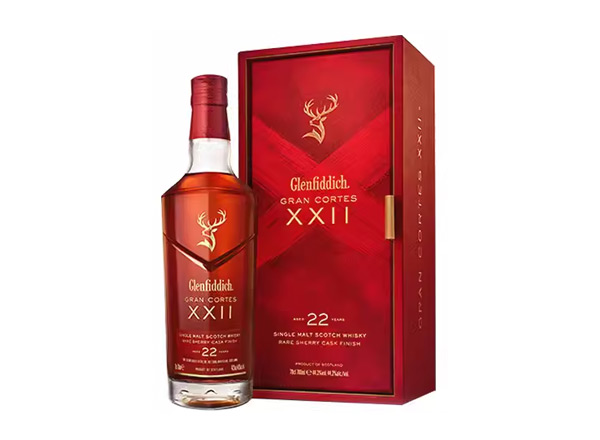 朝阳回收格兰菲迪22年璀璨珍藏版威士忌700ml礼盒装Glenfiddich XXII苏格兰威士忌