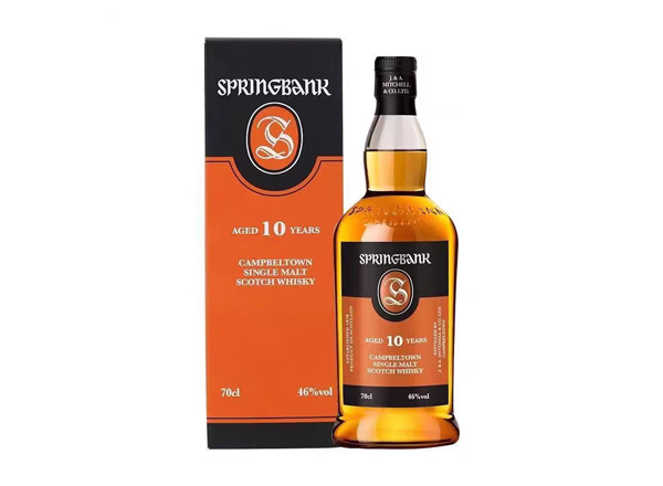 朝阳收购云顶10年威士忌SpringBank云顶10年700ml回收洋酒行货