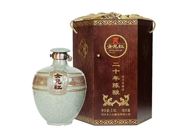 朝阳女儿红绍兴黄酒回收女儿红二十年陈酿20年花雕酒2.8L坛装礼盒