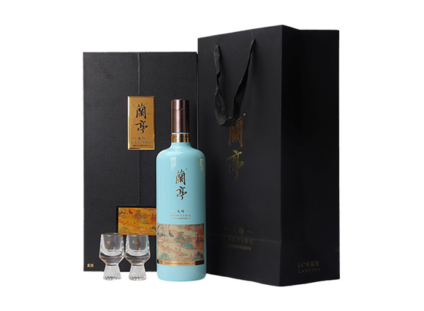 朝阳会稽山黄酒回收兰亭大师三十年陈酿1L礼盒装绍兴黄酒
