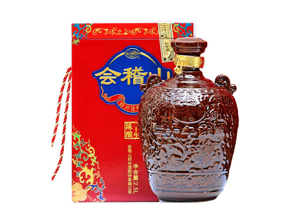 朝阳回收会稽山二十年黄酒陶坛20年陈酿2.5L花雕酒